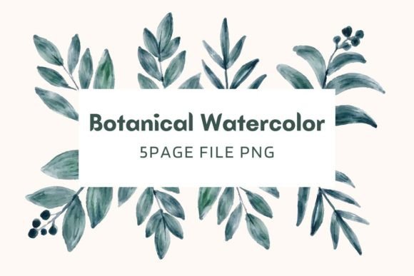 Botanical Watercolor Pack 09: Fresh Illustrations