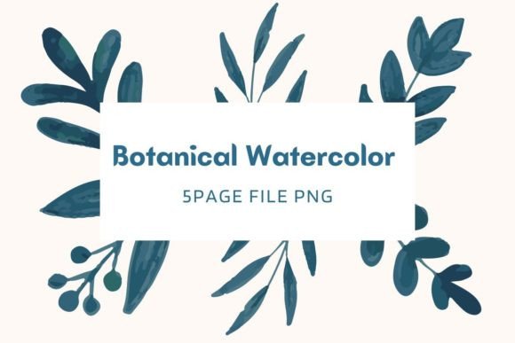 Botanical Watercolor Pack 11: Premium Illustrations