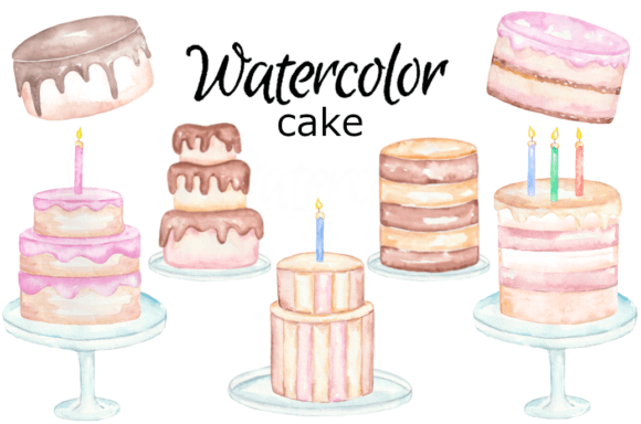 Cake Watercolor Clipart: A Designer’s Review for Branding and Creative Projects