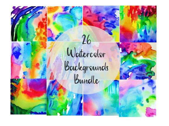 Evaluating the Watercolor Backgrounds Digital Bundle for Real Brand Design Projects
