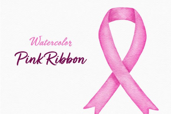 h1Pink Ribbon Watercolor Breast Cancer Illustrations for Branding and Marketing Use/h1