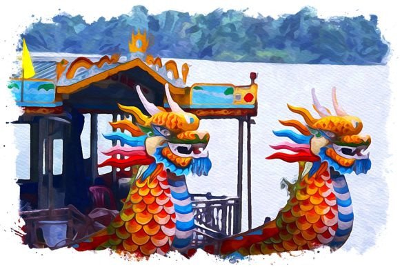 Hue Asia Watercolor Illustrations Review