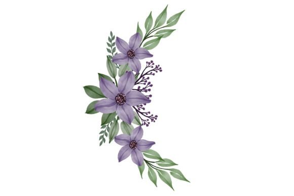 Purple Watercolor Floral Frame: A Designer’s Real-Use Review for Branding and Print Projects