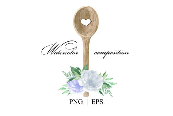 Watercolor Baking Utensils with Flowers Illustrations: A Designer’s Honest Review