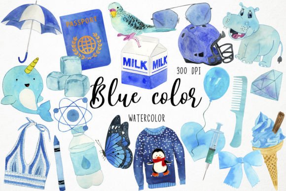 Watercolor Blue Color Clipart for Creative Sellers: Real-World Review