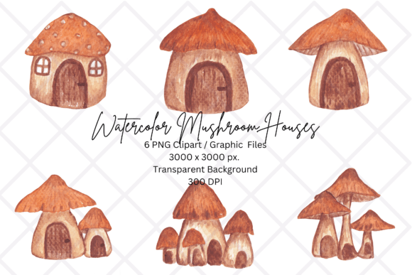 Watercolor Mushroom House Cliparts: A Designer’s Honest Review for Real Client Projects