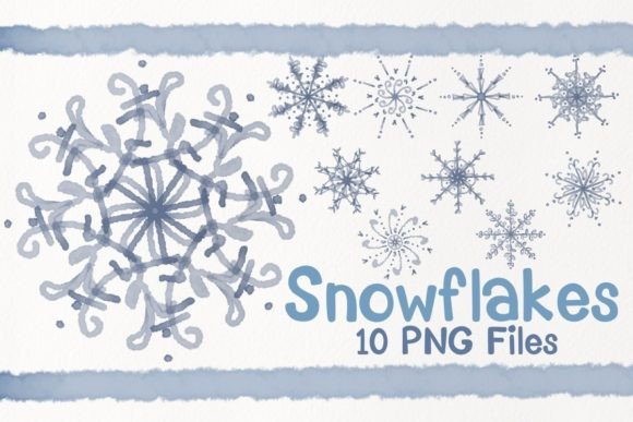 Watercolor Snowflake Sublimation Png 01 Review