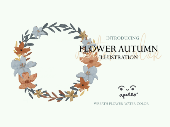 Wreath Flower Watercolor SET 02 Review